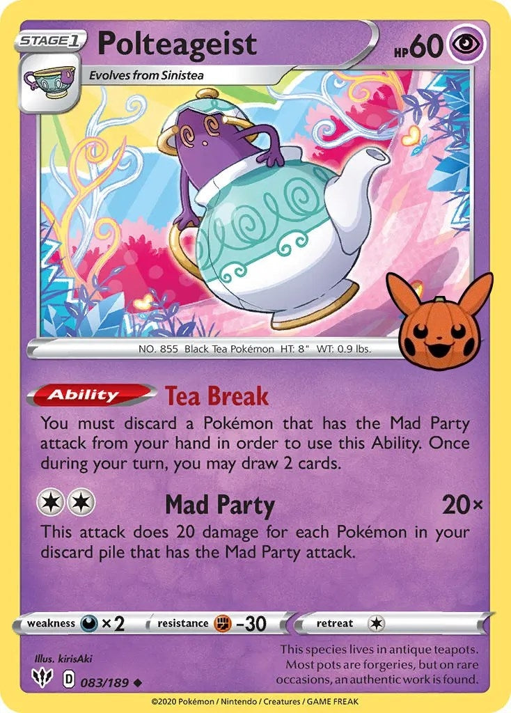 Image for Polteageist (083/189) (Trick or Trade BOOster Bundle) (TTBB) - Pokemon