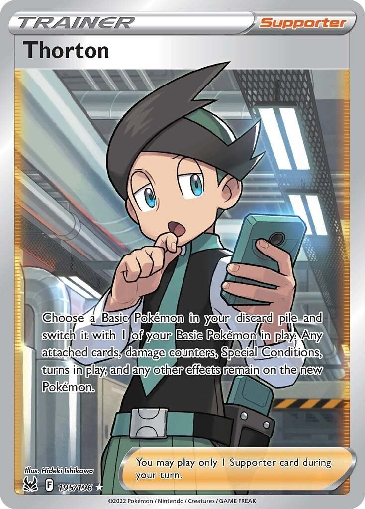 Thorton (Full Art) (195/196) (SWSH11: Lost Origin)