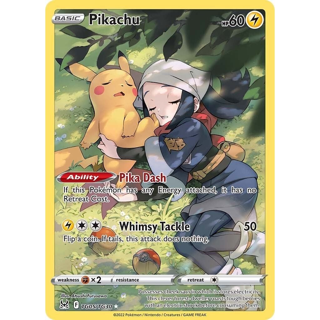 Pikachu (TG05/TG30) (SWSH11: Lost Origin Trainer Gallery) - PokeBox USA