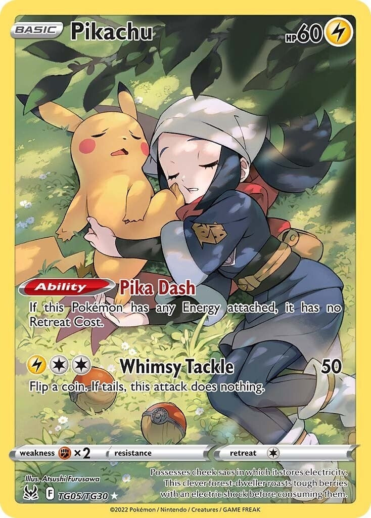 Pikachu (TG05/TG30) (SWSH11: Lost Origin Trainer Gallery) - PokeBox USA