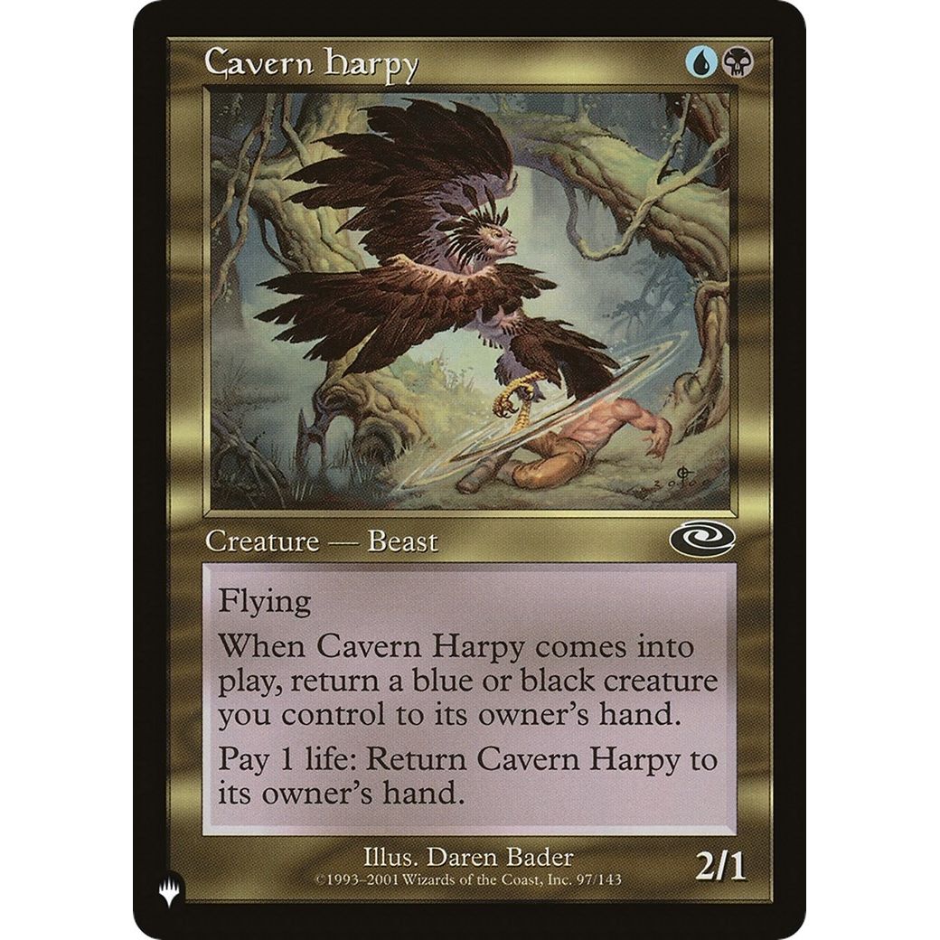 Cavern Harpy (97/143) (The List Reprints) - PokeBox USA