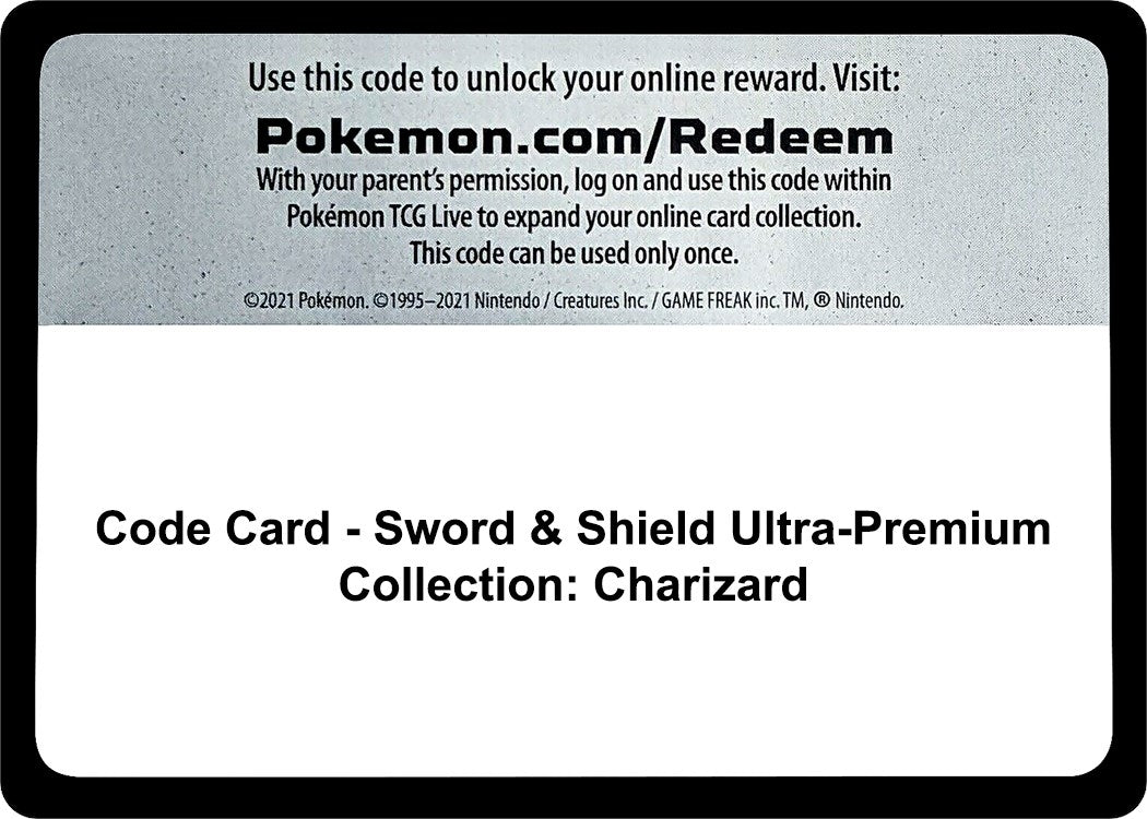 Image for Code Card - Sword & Shield Ultra-Premium Collection: Charizard (Miscellaneous Cards & Products) (MCAP) - Pokemon