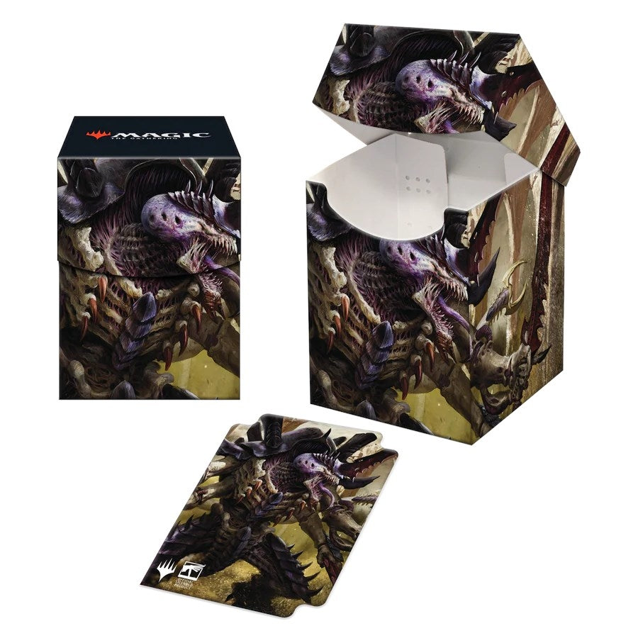 Image for Warhammer 40K Commander The Swarmlord 100+ Deck Box for Magic: The Gathering - Deck Boxes
