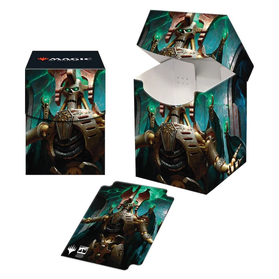 Image for Warhammer 40K Commander Szarekh, the Silent King 100+ Deck Box for Magic: The Gathering - Deck Boxes
