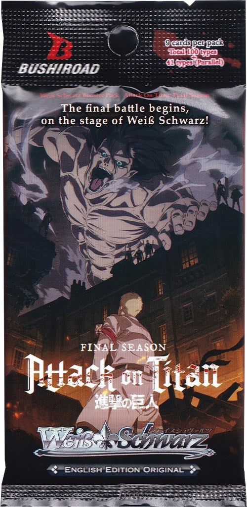 Image for Attack on Titan: Final Season Booster Pack - Weiss Schwarz