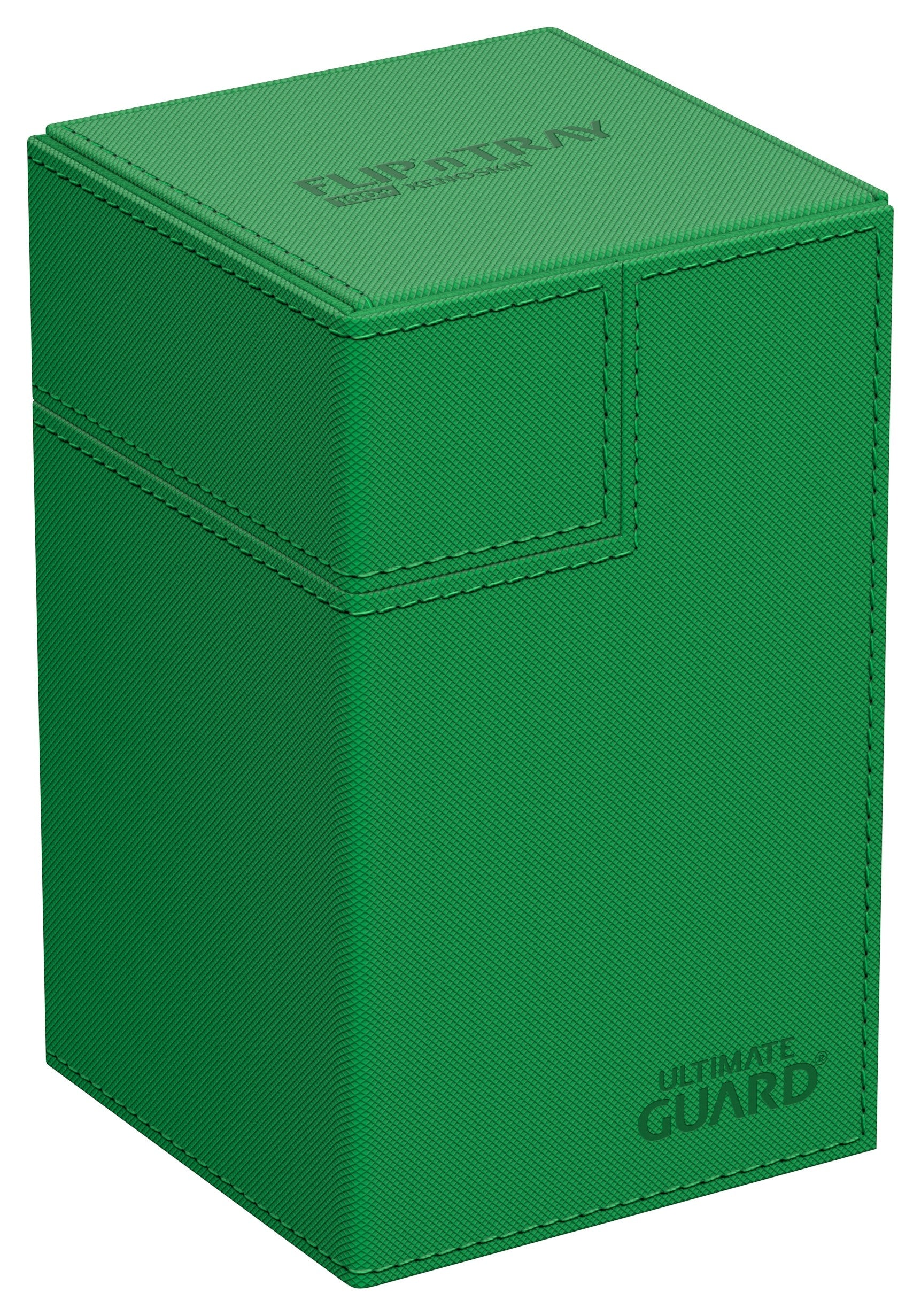 Image for Flip 'n' Tray XenoSkin Monocolor - Green (Holds 100+) - Deck Boxes
