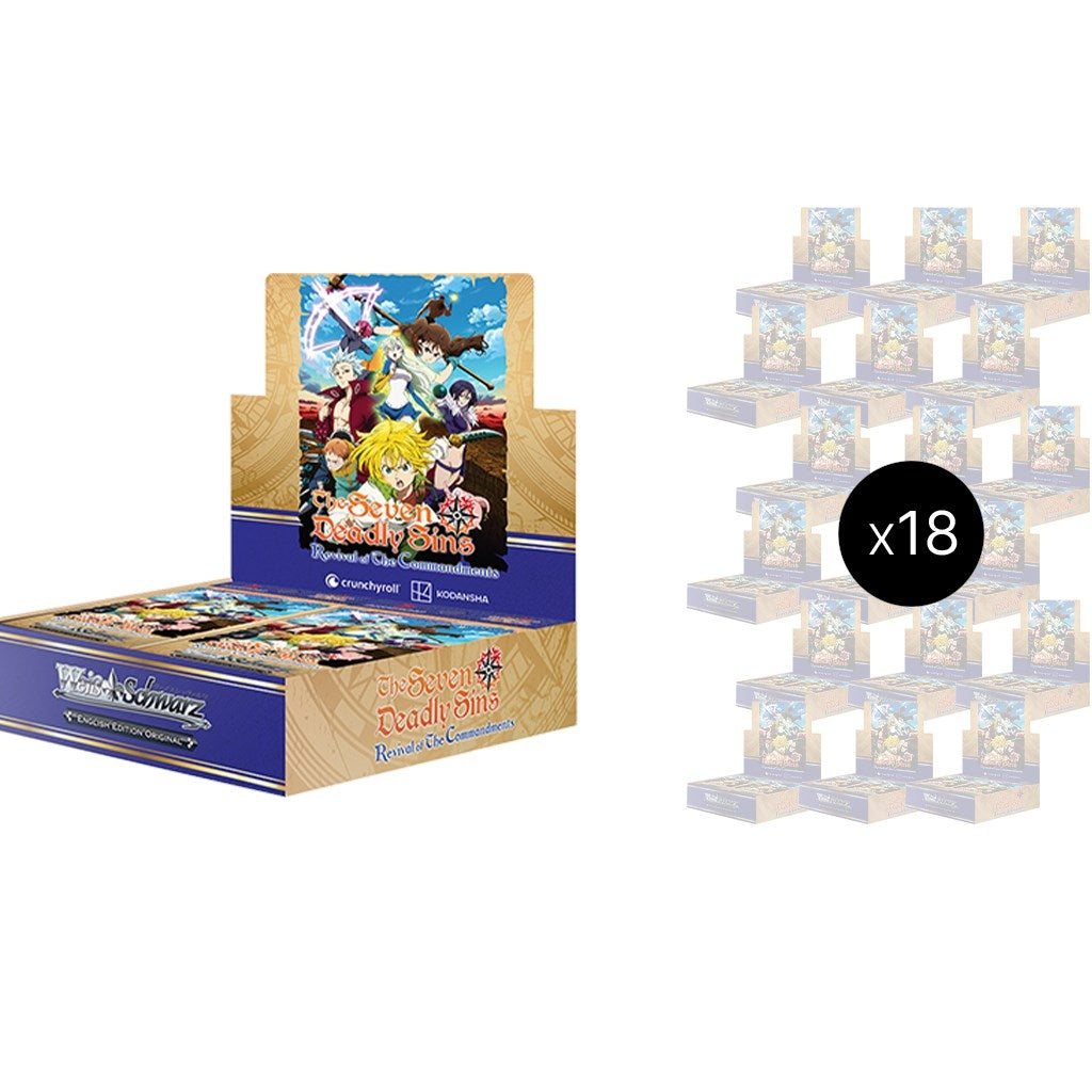 Image for The Seven Deadly Sins: Revival of The Commandments Booster Box Case - Weiss Schwarz