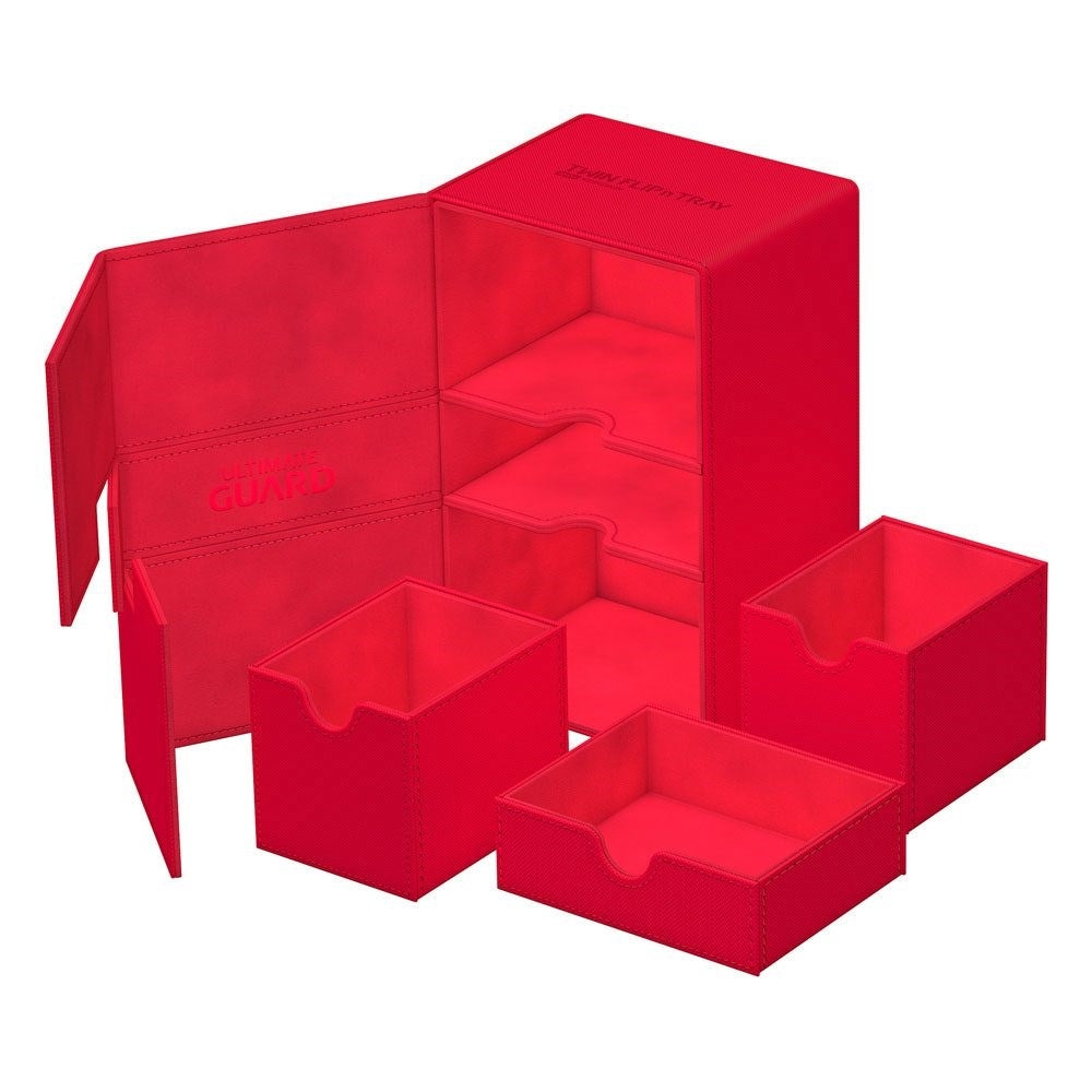 Image for Twin Flip`n`Tray XenoSkin Monocolor - Red (Holds 160+) - Deck Boxes