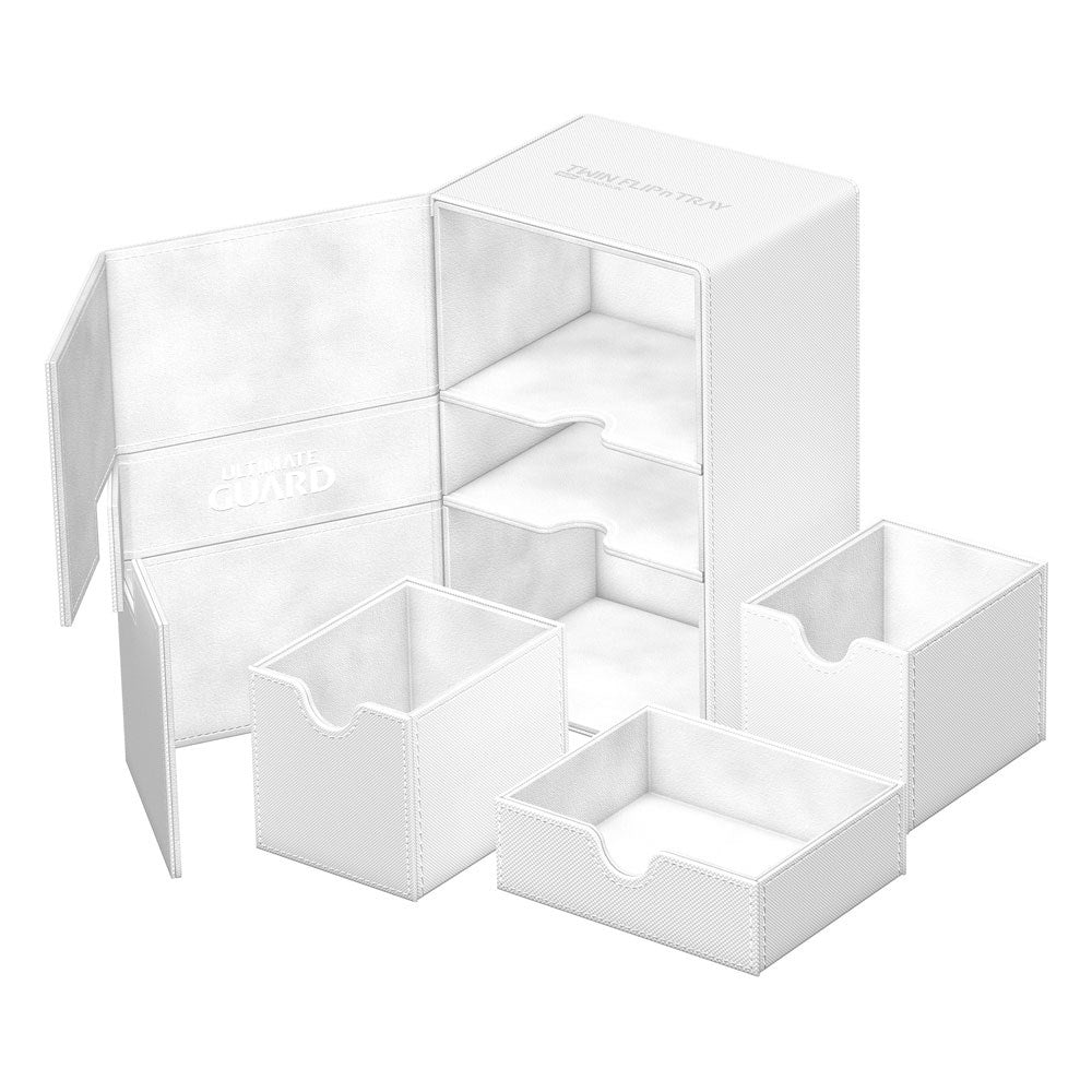 Image for Twin Flip`n`Tray XenoSkin Monocolor - White (Holds 160+) - Deck Boxes