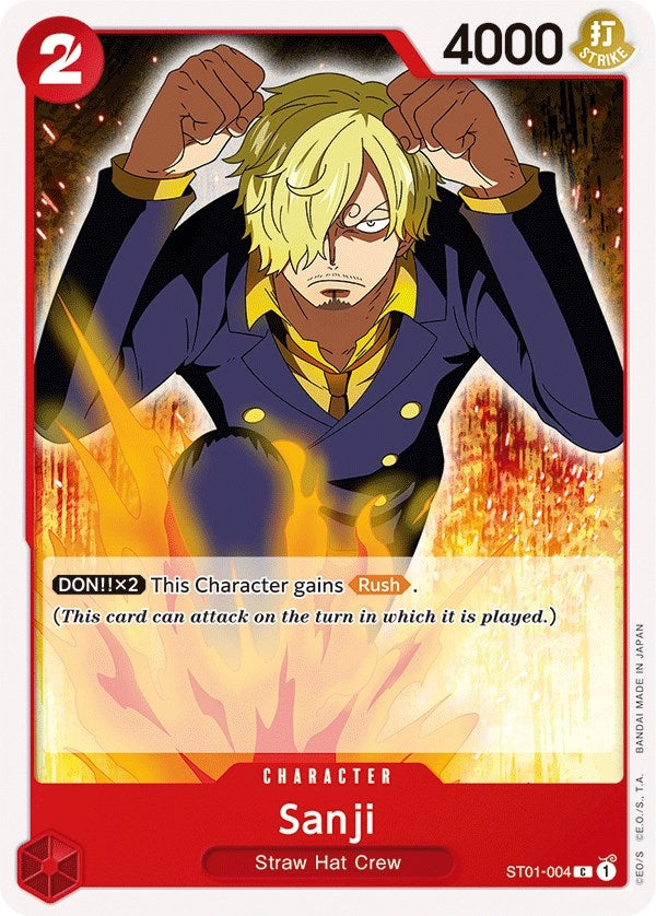Image for Sanji (ST01-004) (Starter Deck 1: Straw Hat Crew) (ST-01) - One Piece Card Game