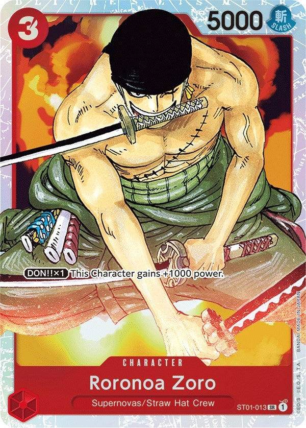 Image for Roronoa Zoro (ST01-013) (Starter Deck 1: Straw Hat Crew) (ST-01) - One Piece Card Game