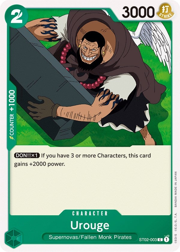 Image for Urouge (ST02-003) (Starter Deck 2: Worst Generation) (ST-02) - One Piece Card Game