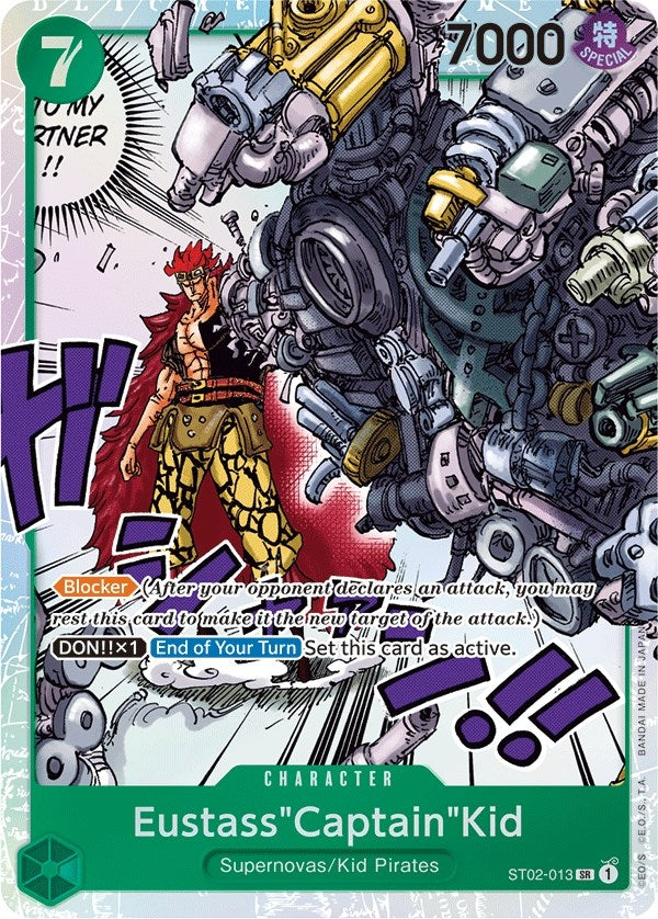 Image for Eustass"Captain"Kid (013) (ST02-013) (Starter Deck 2: Worst Generation) (ST-02) - One Piece Card Game
