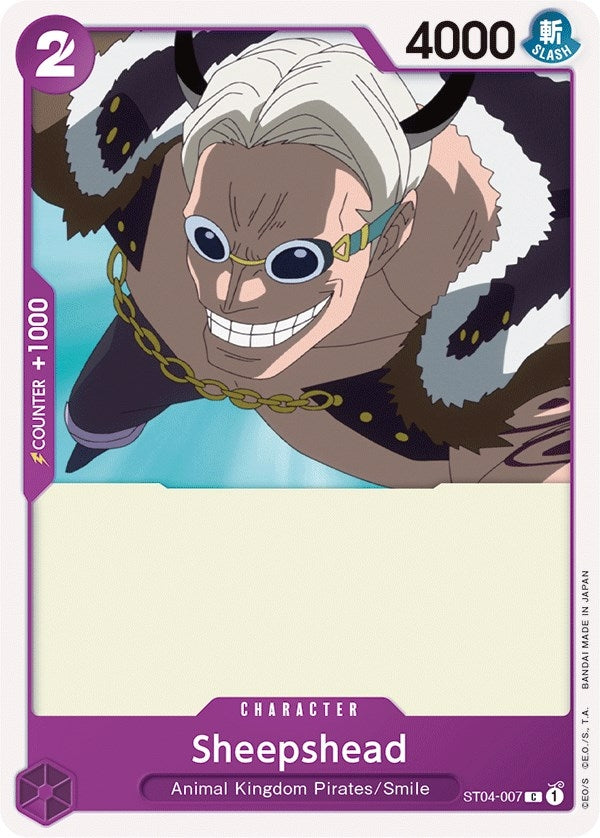 Image for Sheepshead (ST04-007) (Starter Deck 4: Animal Kingdom Pirates) (ST-04) - One Piece Card Game
