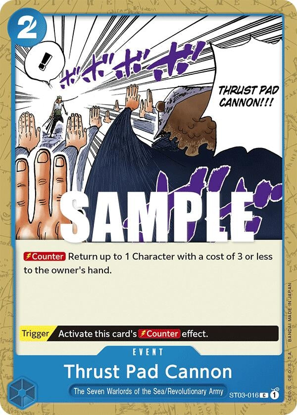 Image for Thrust Pad Cannon (ST03-016) (Starter Deck 3: The Seven Warlords of The Sea) (ST-03) - One Piece Card Game
