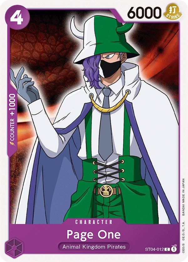 Image for Page One (ST04-012) (Starter Deck 4: Animal Kingdom Pirates) (ST-04) - One Piece Card Game