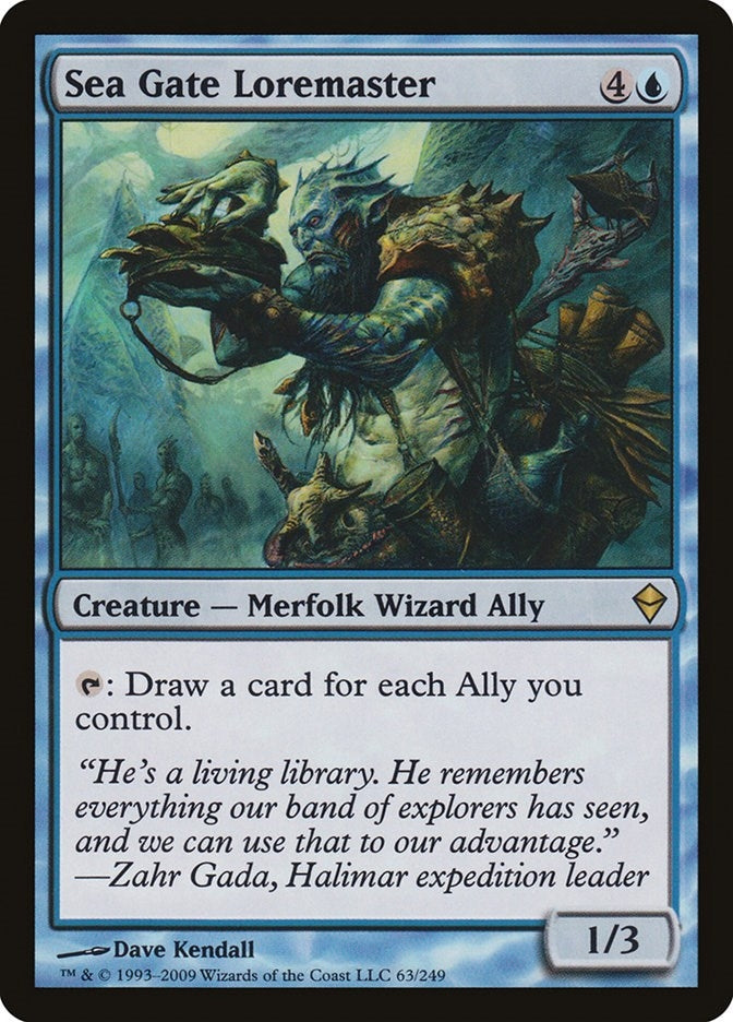 Sea Gate Loremaster (63) (Zendikar) - PokeBox USA
