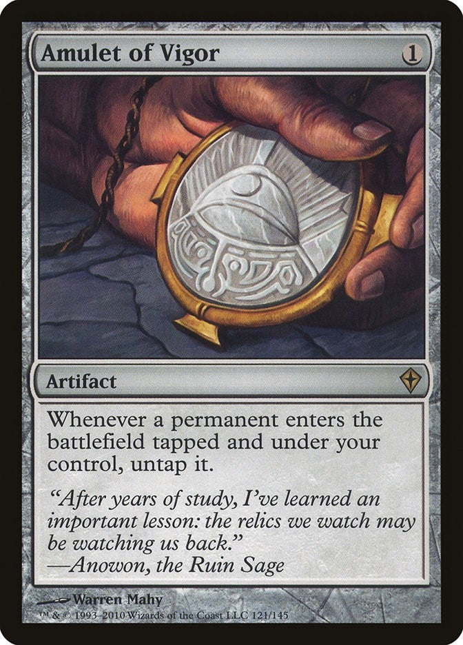 Amulet of Vigor (121) (Worldwake)
