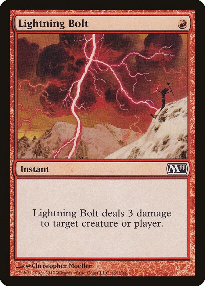 Lightning Bolt (149) (Magic 2011 (M11)) - PokeBox USA