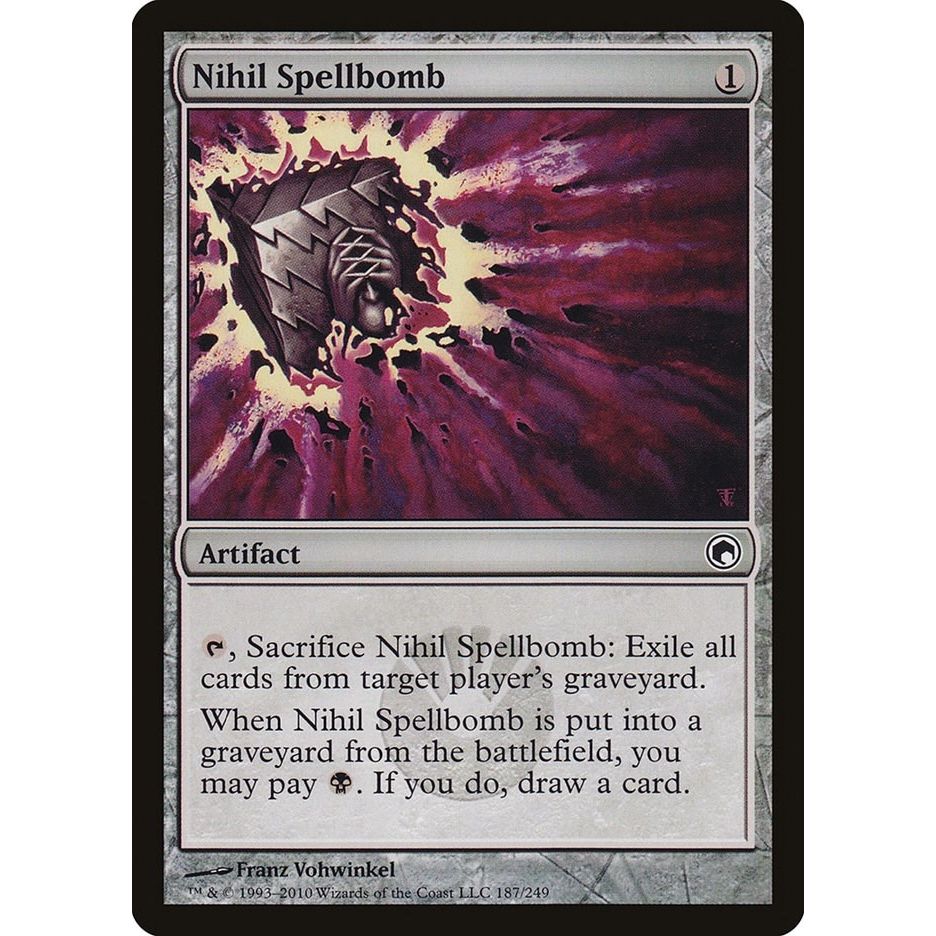 Nihil Spellbomb (187) (Scars of Mirrodin) - PokeBox USA