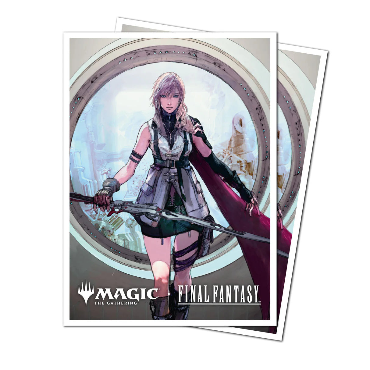 Ultra Pro- Magic: The Gathering®—FINAL FANTASY™ Lightning, Army of One 105ct APEX® DECK PROTECTOR® Sleeves for Magic: The Gathering