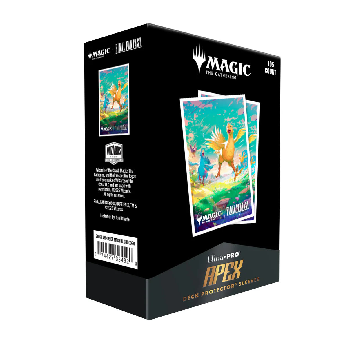 Ultra Pro- Magic: The Gathering®—FINAL FANTASY™ Chocobo 105ct APEX® DECK PROTECTOR® Sleeves
