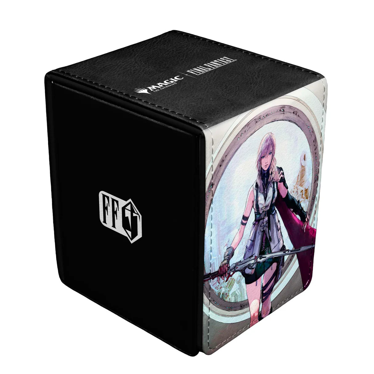 Ultra Pro- Magic: The Gathering—FINAL FANTASY Lightning, Army of One 100+ Alcove Flip Deck Box