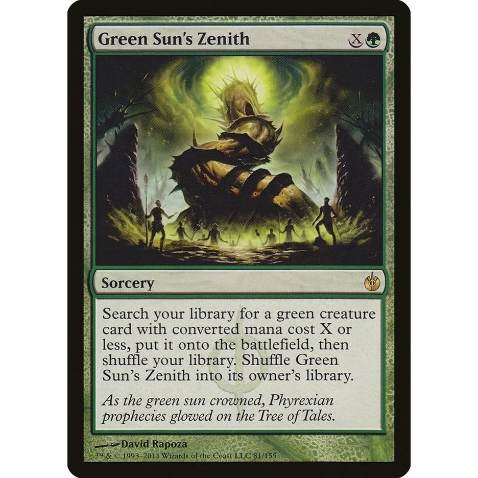 Green Sun's Zenith (81) (Mirrodin Besieged) - PokeBox USA