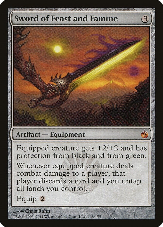 Sword of Feast and Famine (138) (Mirrodin Besieged)