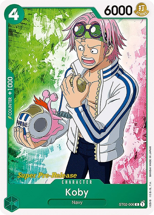 Image for Koby (ST02-006) (Super Pre-Release Starter Deck 2: Worst Generation) (ST-02 PRE) - One Piece Card Game