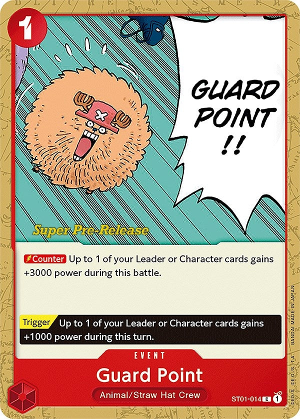 Image for Guard Point (ST01-014) (Super Pre-Release Starter Deck 1: Straw Hat Crew) (ST-01 PRE) - One Piece Card Game