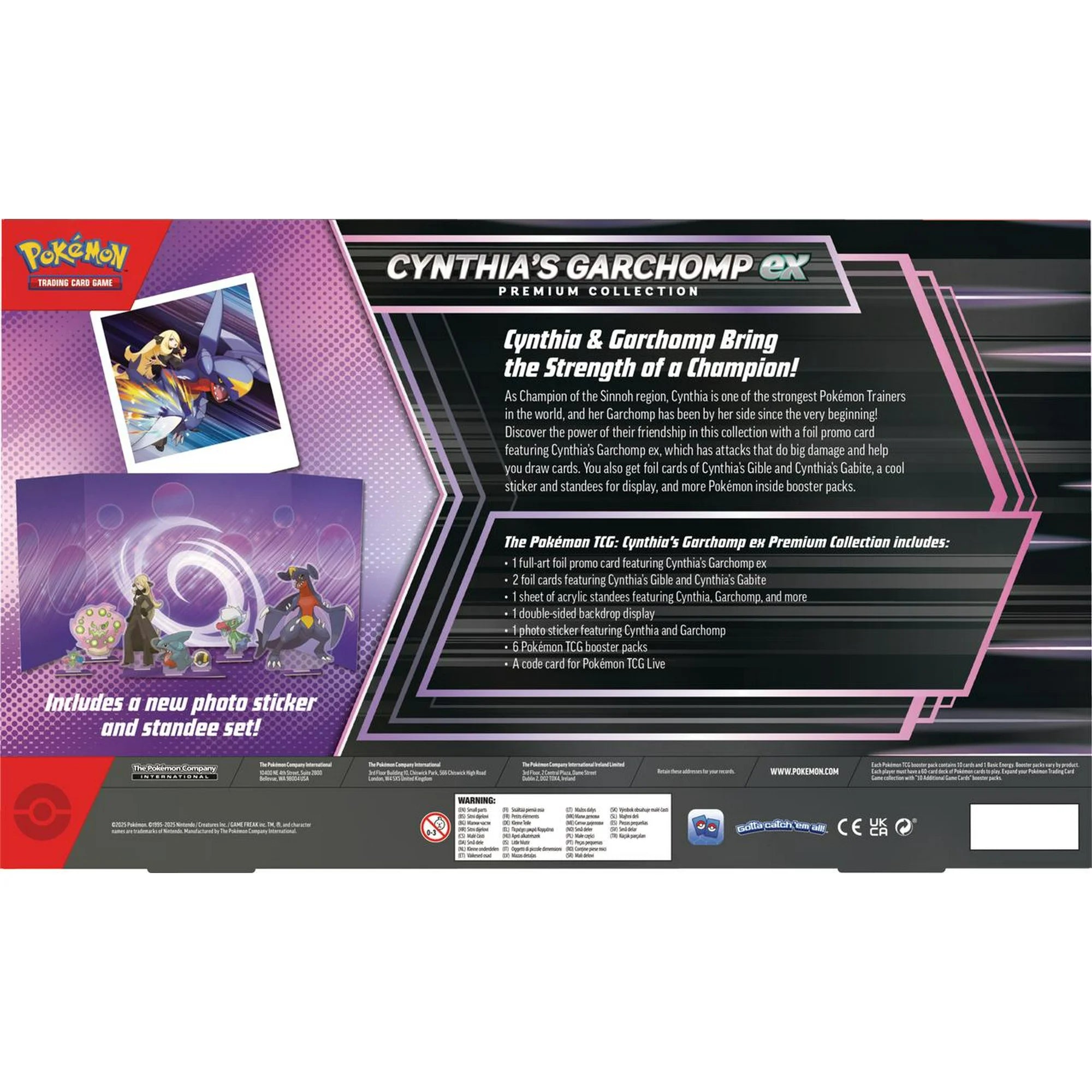 POKÉMON TCG Cynthia's Garchomp ex Premium Collection - PokeBox USA