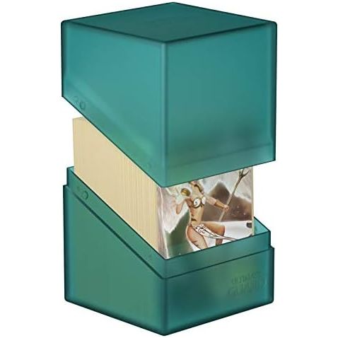 Ultimate Guard Boulder Deck Case 100+ Standard Size Malachite Deck Box - PokeBox USA