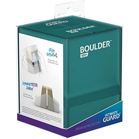 Ultimate Guard Boulder Deck Case 100+ Standard Size Malachite Deck Box - PokeBox USA