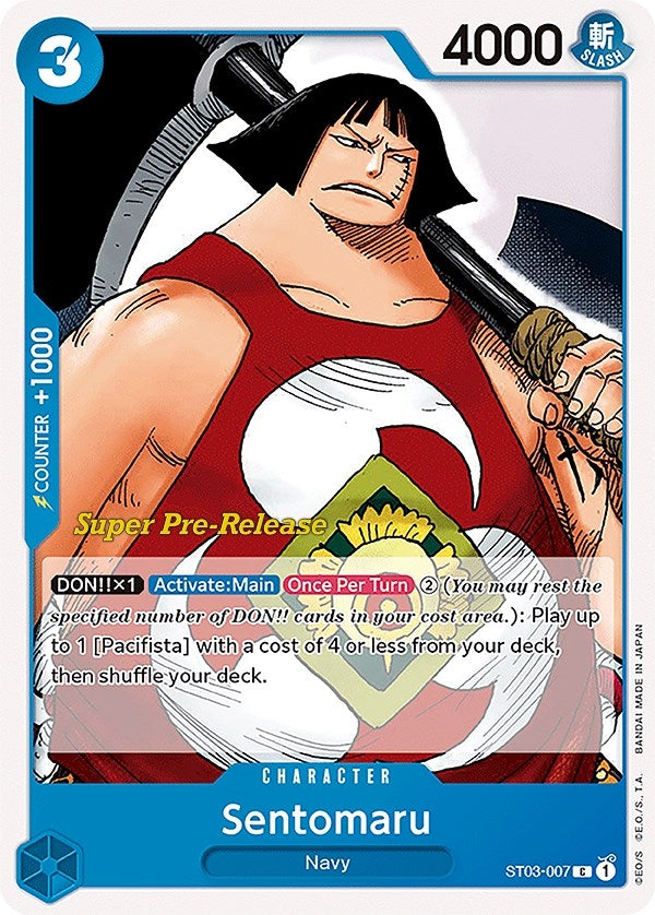 Image for Sentomaru (ST03-007) (Super Pre-Release Starter Deck 3: The Seven Warlords of the Sea) (ST-03 PRE) - One Piece Card Game