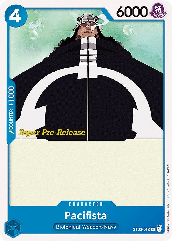 Image for Pacifista (ST03-012) (Super Pre-Release Starter Deck 3: The Seven Warlords of the Sea) (ST-03 PRE) - One Piece Card Game