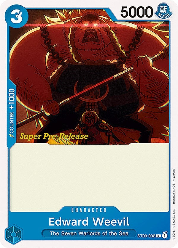 Image for Edward Weevil (ST03-002) (Super Pre-Release Starter Deck 3: The Seven Warlords of the Sea) (ST-03 PRE) - One Piece Card Game