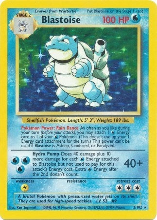 Image for Blastoise (002/102) (Base Set) - Pokemon