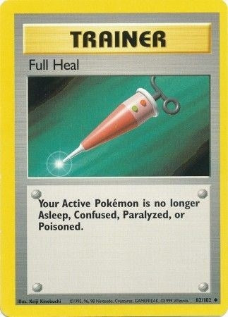 Image for Full Heal (082/102) (Base Set) - Pokemon