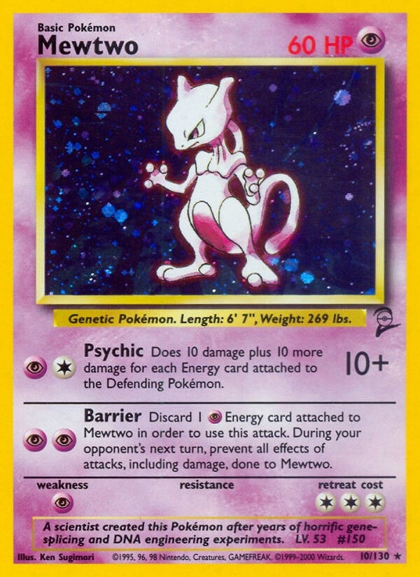 Image for Mewtwo (010/130) (Base Set 2) - Pokemon