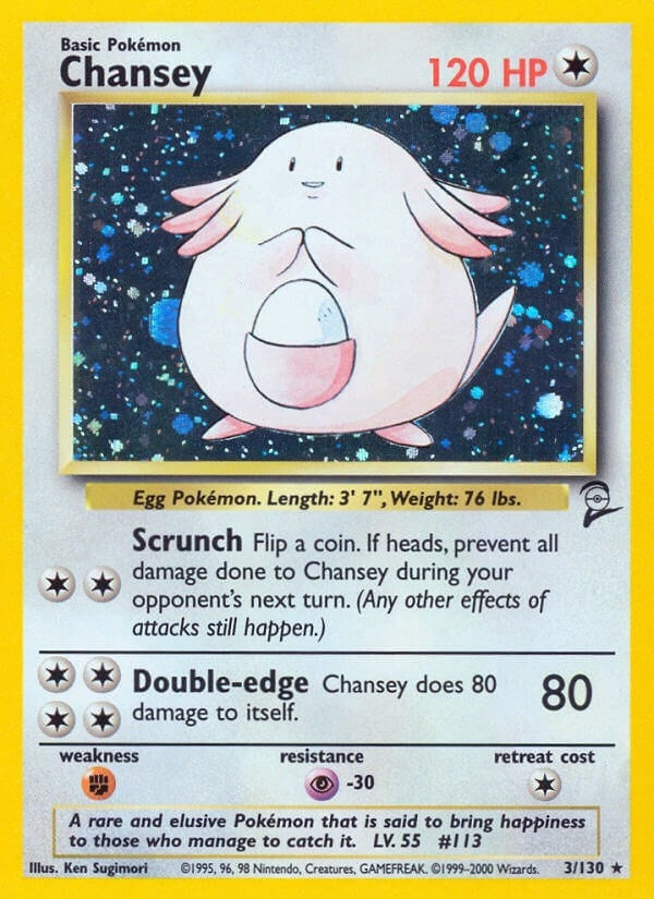 Image for Chansey (003/130) (Base Set 2) - Pokemon