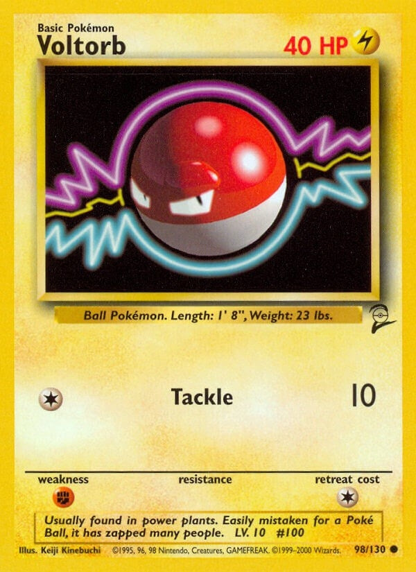 Image for Voltorb (098/130) (Base Set 2) - Pokemon