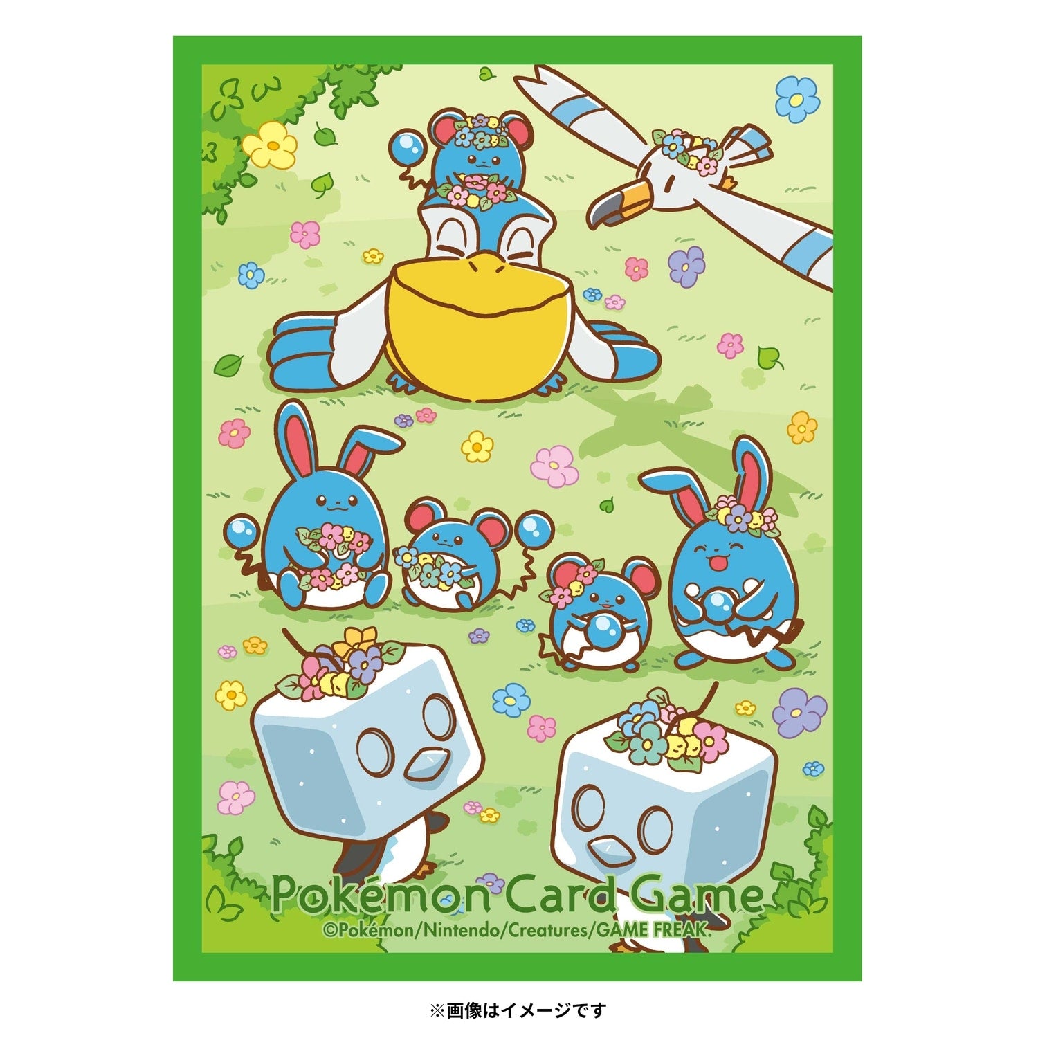 Pokémon Center Japan - Flower Crown Marill & Friends - Sleeves - PokeBox USA