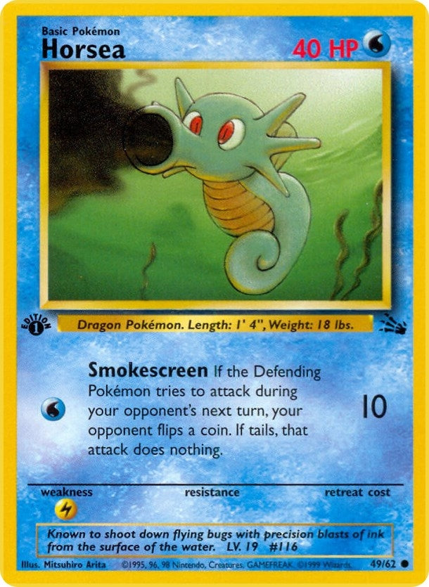 Image for Horsea (49/62) (Fossil) - Pokemon