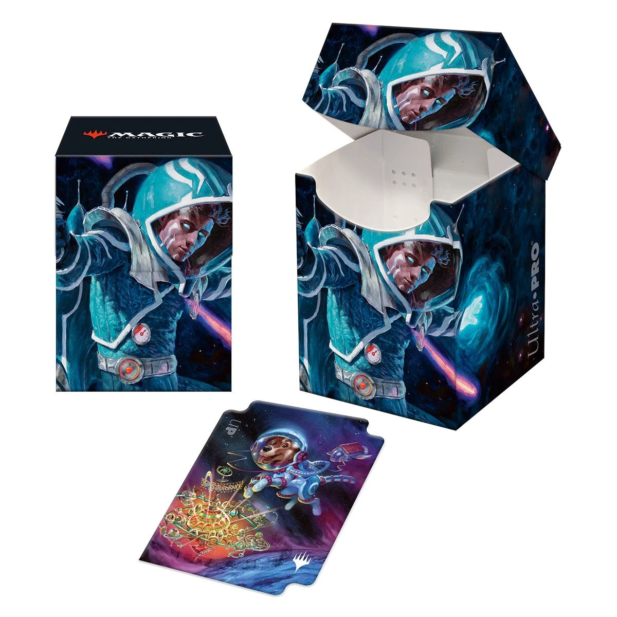 Image for Unfinity Space Beleren & Comet, Space Puppy 100+ Deck Box for Magic: The Gathering - Deck Boxes