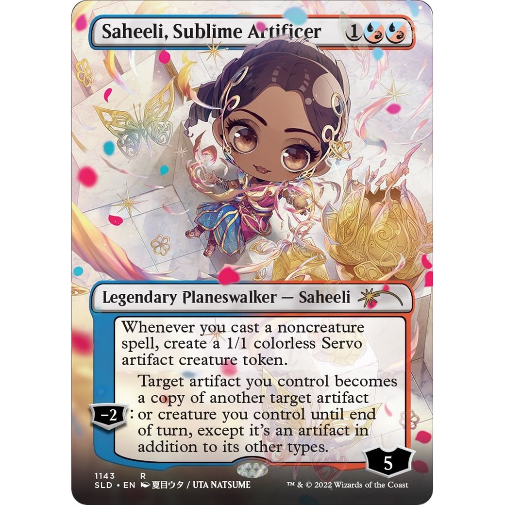Saheeli, Sublime Artificer (Borderless) (1143) (Secret Lair Drop Series) - PokeBox USA