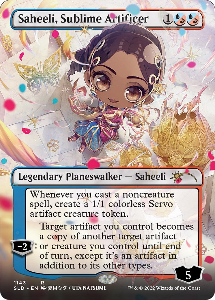 Saheeli, Sublime Artificer (Borderless) (1143) (Secret Lair Drop Series) - PokeBox USA