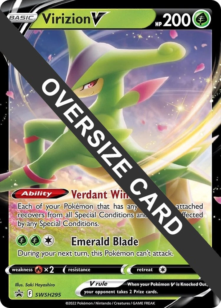 Image for Virizion V - SWSH295 (SWSH295) (Jumbo Cards) (PR) - Pokemon
