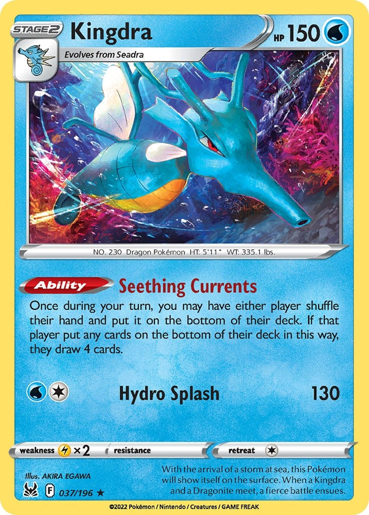 Image for Kingdra (037/196) (Deck Exclusives) (PR) - Pokemon