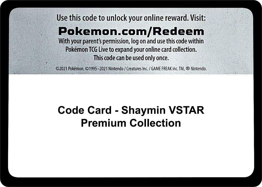 Image for Code Card - Shaymin VSTAR Premium Collection (Miscellaneous Cards & Products) (MCAP) - Pokemon